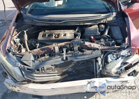 2012 Honda Civic Lx z USA, uszkodzony, nr VIN 2HGFB2F57CH562210